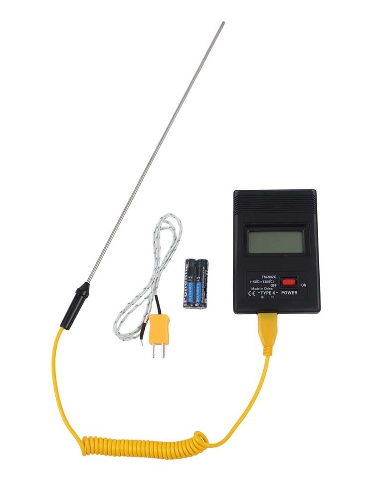 K-type Digital Thermometer LCD Screen Reliable Safe TM-902C Tool Useful