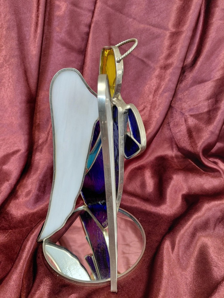 Stained Glass Angel 10"