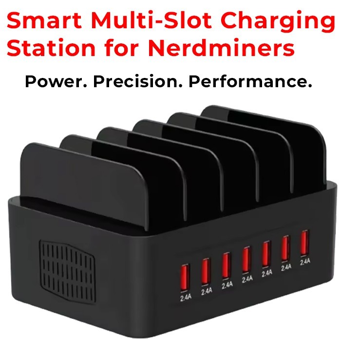 Smart USB Power Bay for NMMiner, Nerdminer, Bitcoin Lottery Miners