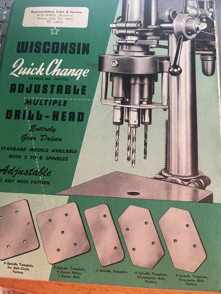 Wisconsin Quick Change Drill-Head Catalog