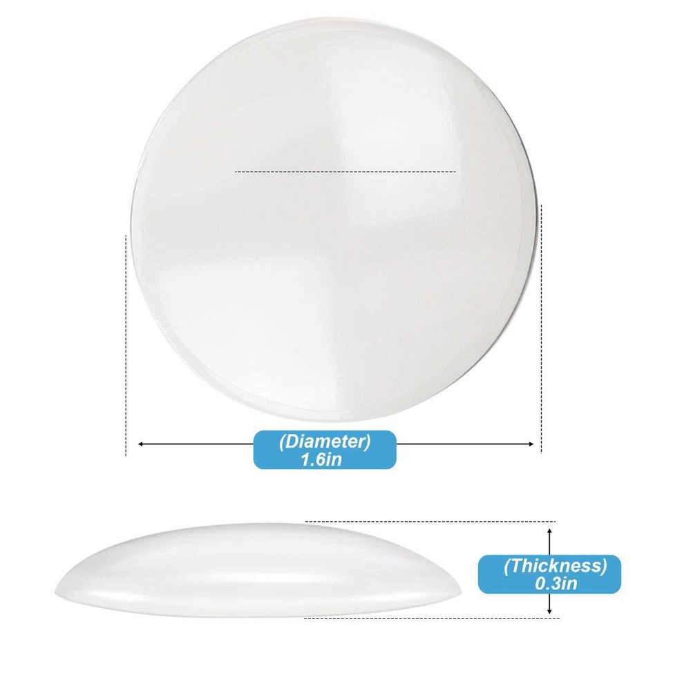 8Pcs Door Stopper Wall Protector Silicone Door Knob Wall Protector Strong Back