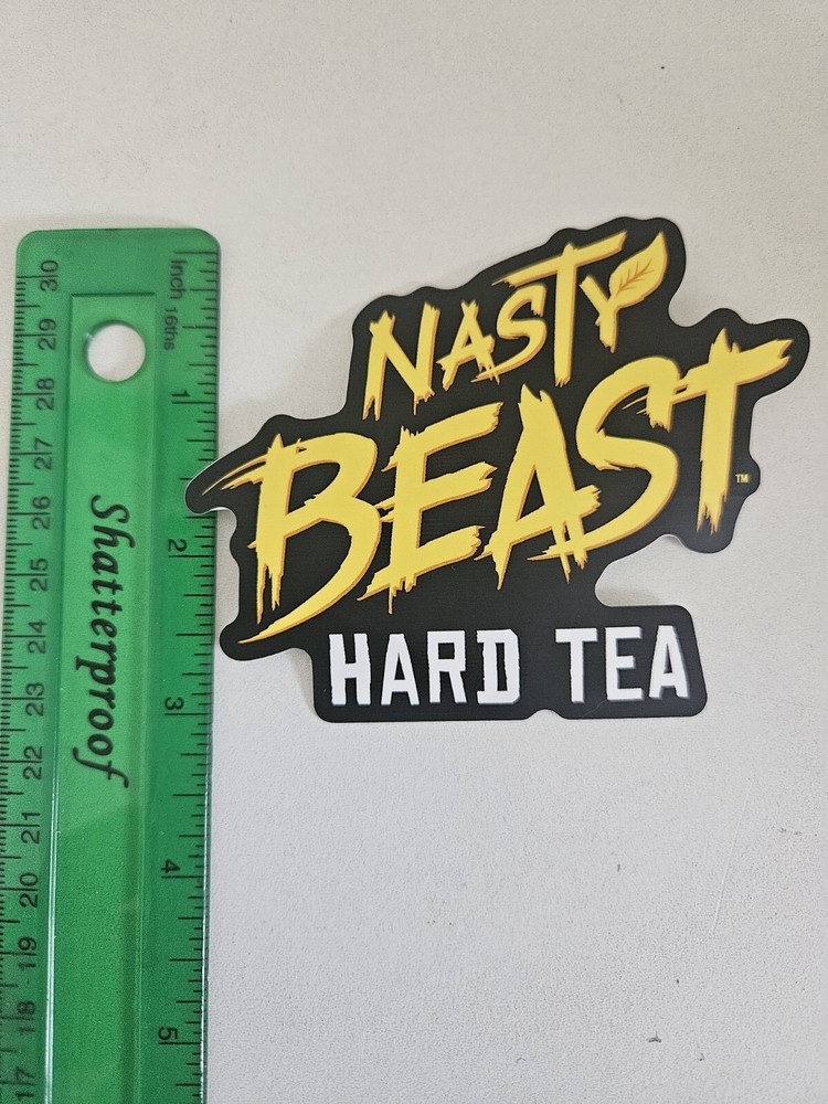 Monster Nasty Beast Hard Tea Sticker