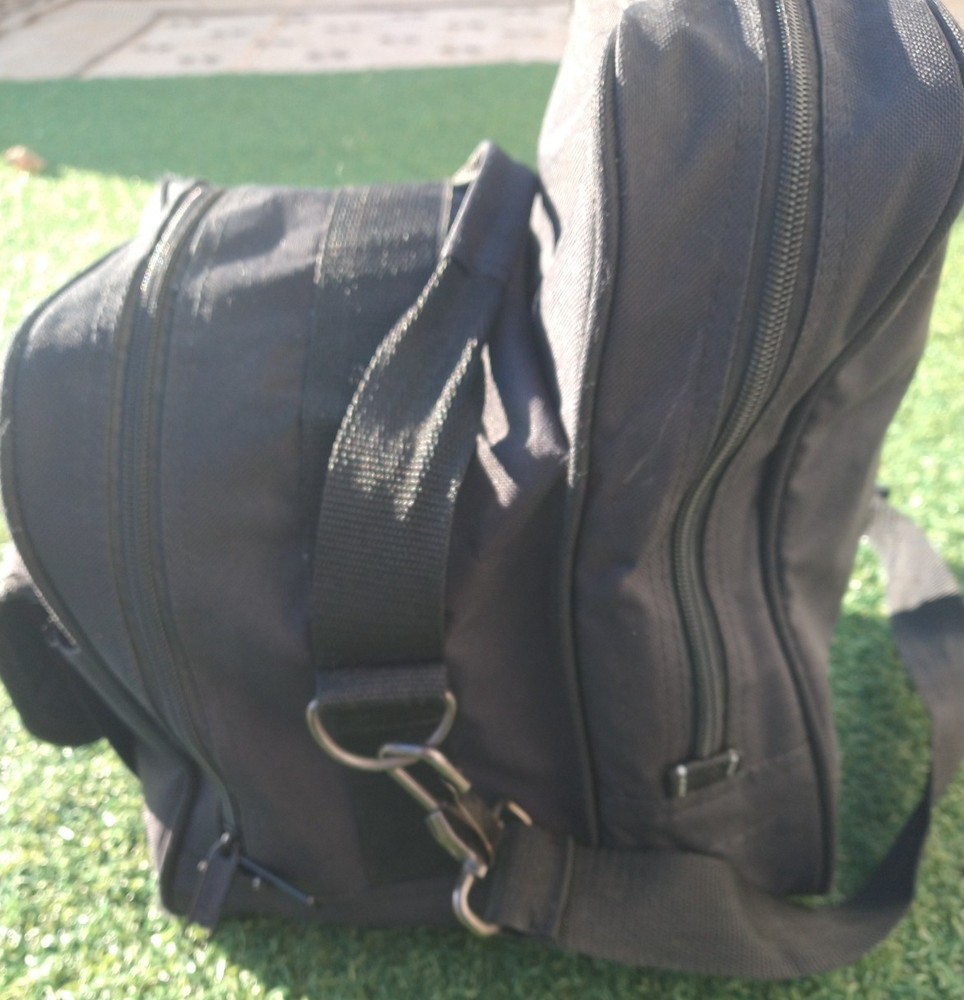 EBONITE COMPACT BOWLING BALL BAG CANVAS BLACK - GOOD CONDITION