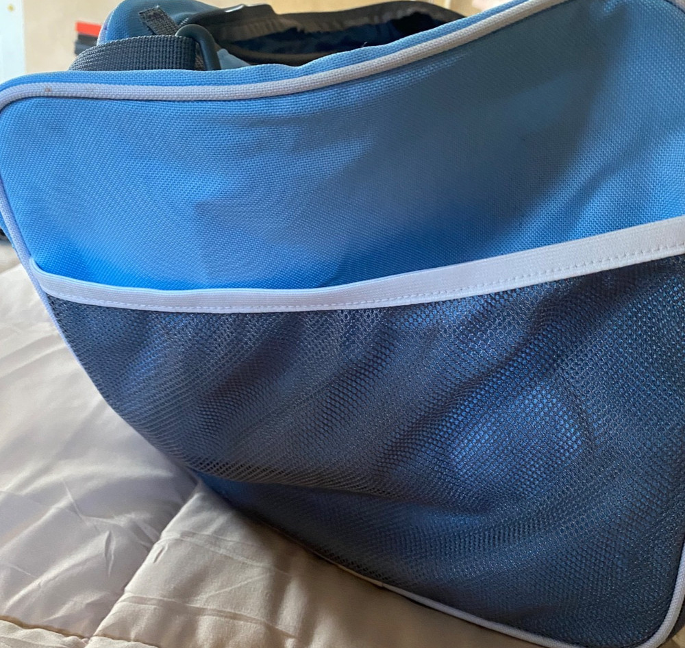 Under Armour Light Blue Medium Duffel /Carry On Bag - NEW