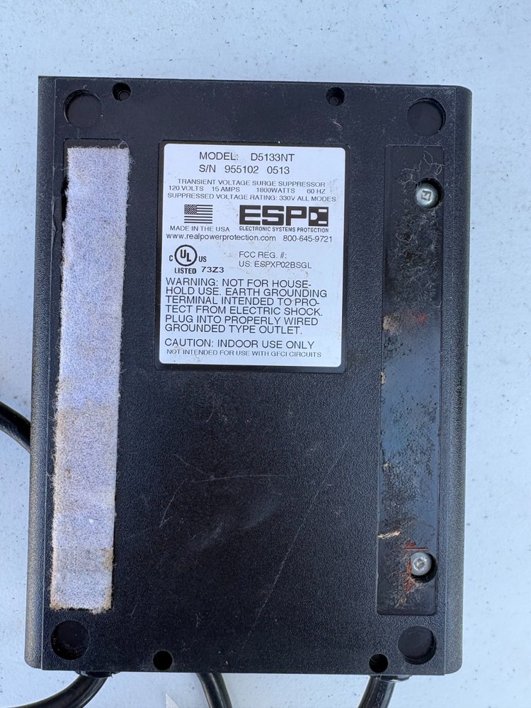 Sharp Digital QC Quality Control Eliminates Dirty Power ESP model D5133NT