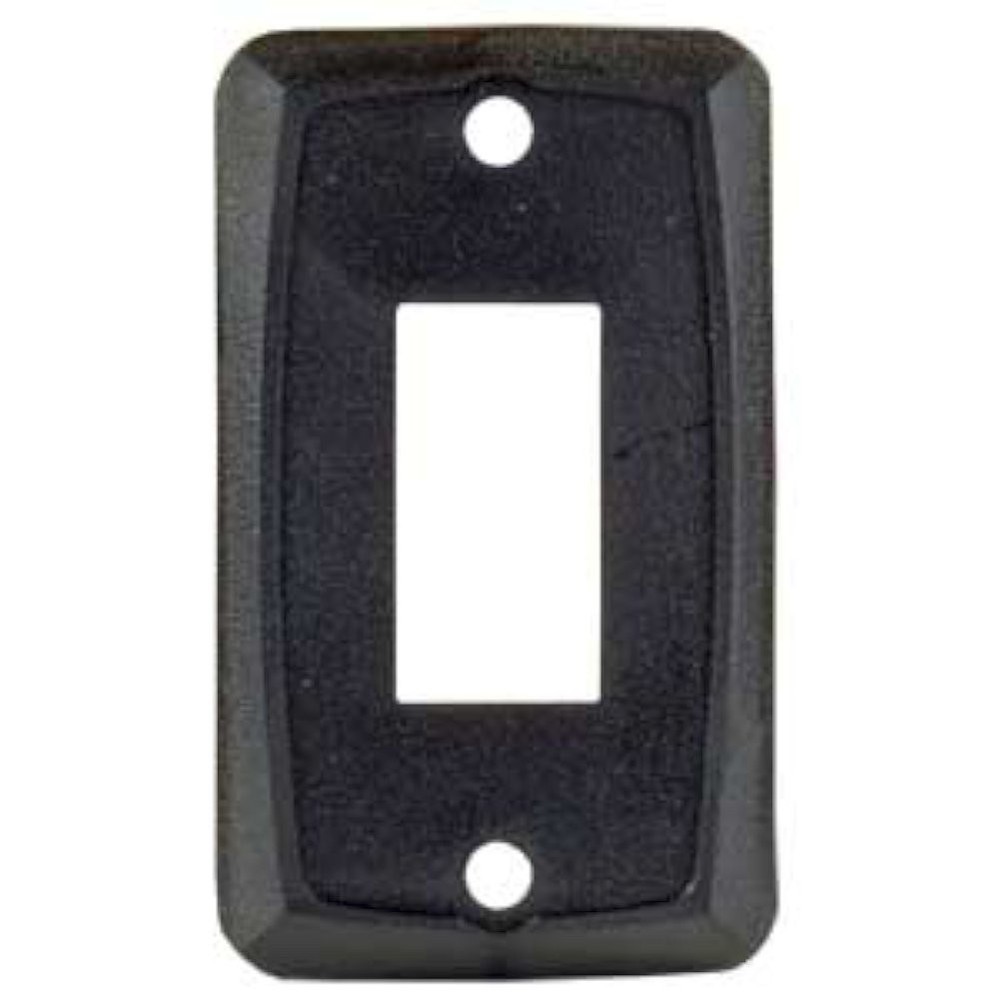 5 Pack 12851-5 Black Single Switch Wall Plate, Cover, Electrical, Decorator