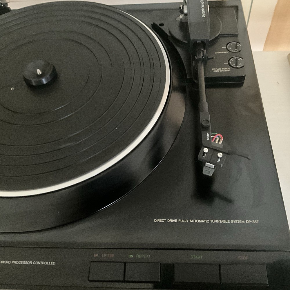 DENON DP-35F Fully Automatic Direct Drive Turntable Tested Works Great