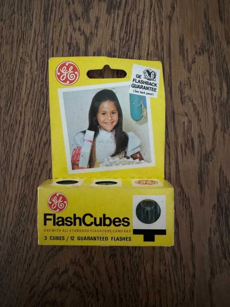 Vintage GE Flashcubes Pack of 3
