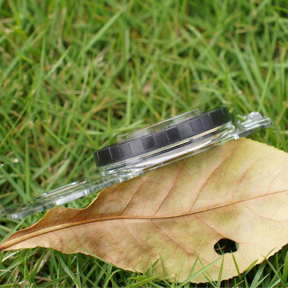 4 Pcs Outdoor Compass with Adjustable Declination,Magnifier,Ruler,Scale. Mult...