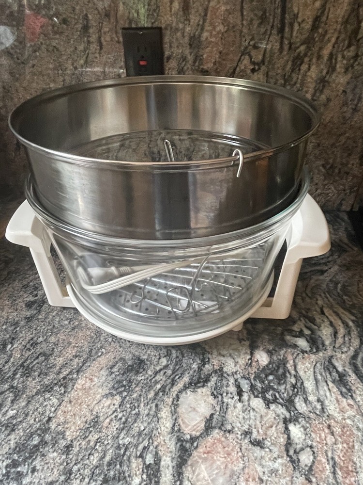 Shef Counter Top 12-Quart Size Halogen Oven,1200W,complete Set, Preowned
