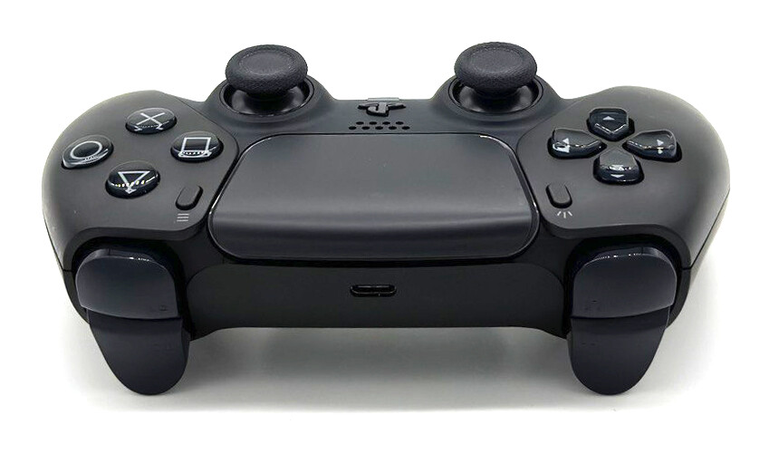 Black V4 Pro Modded + 4 Reflex Paddles Silent Modz Wireless Controller for PS5