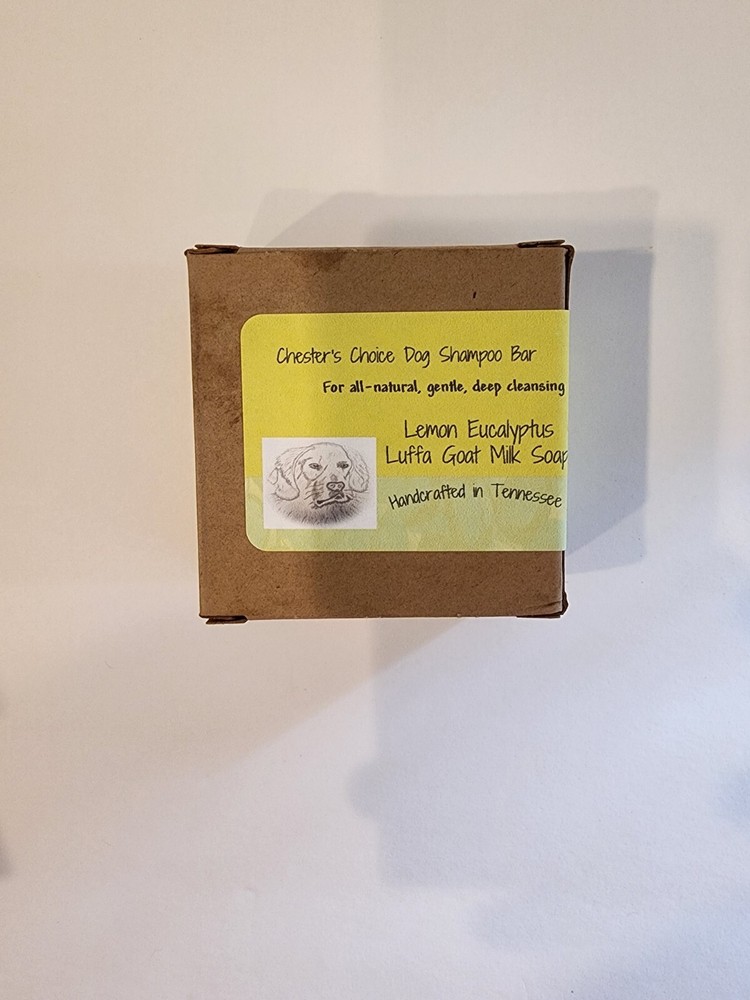 Lemon Eucalyptus Luffa Goat Milk Pet Soap Bar