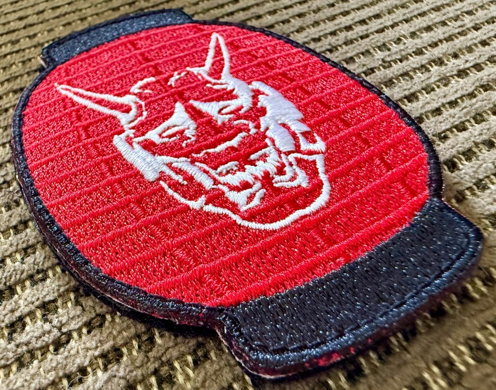 Oni Gear "Oni Lantern" Red/Black Variant Patch