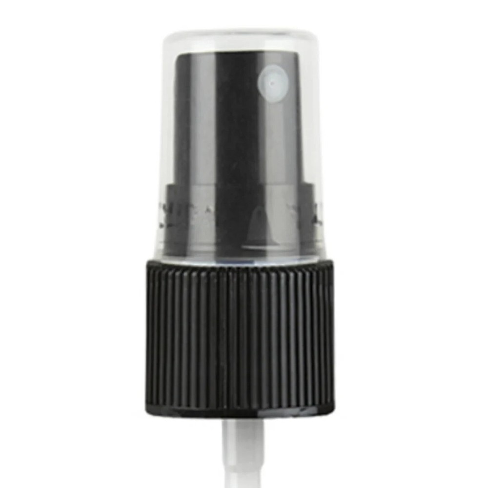 20/410 Black Ribbed Fine Mist Spray Caps | Quantity Per Package: 50