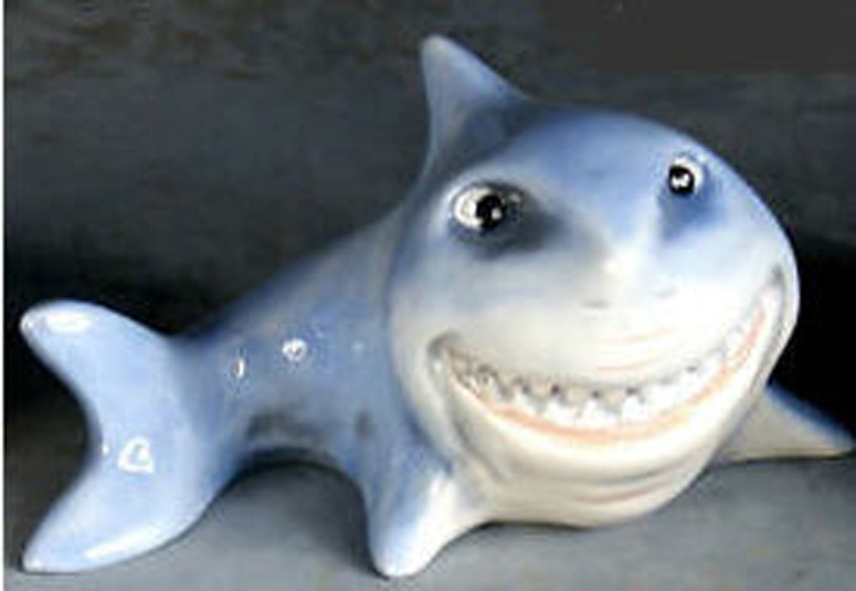 Ceramic Bisque~~ Ready to Paint~~~ "Shark" fun to paint!