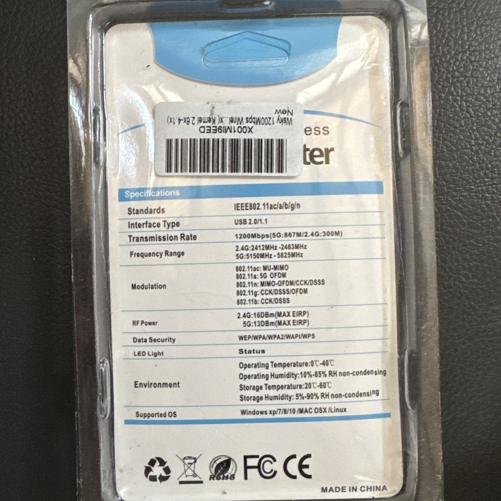1200Mbps Wireless USB Adapter