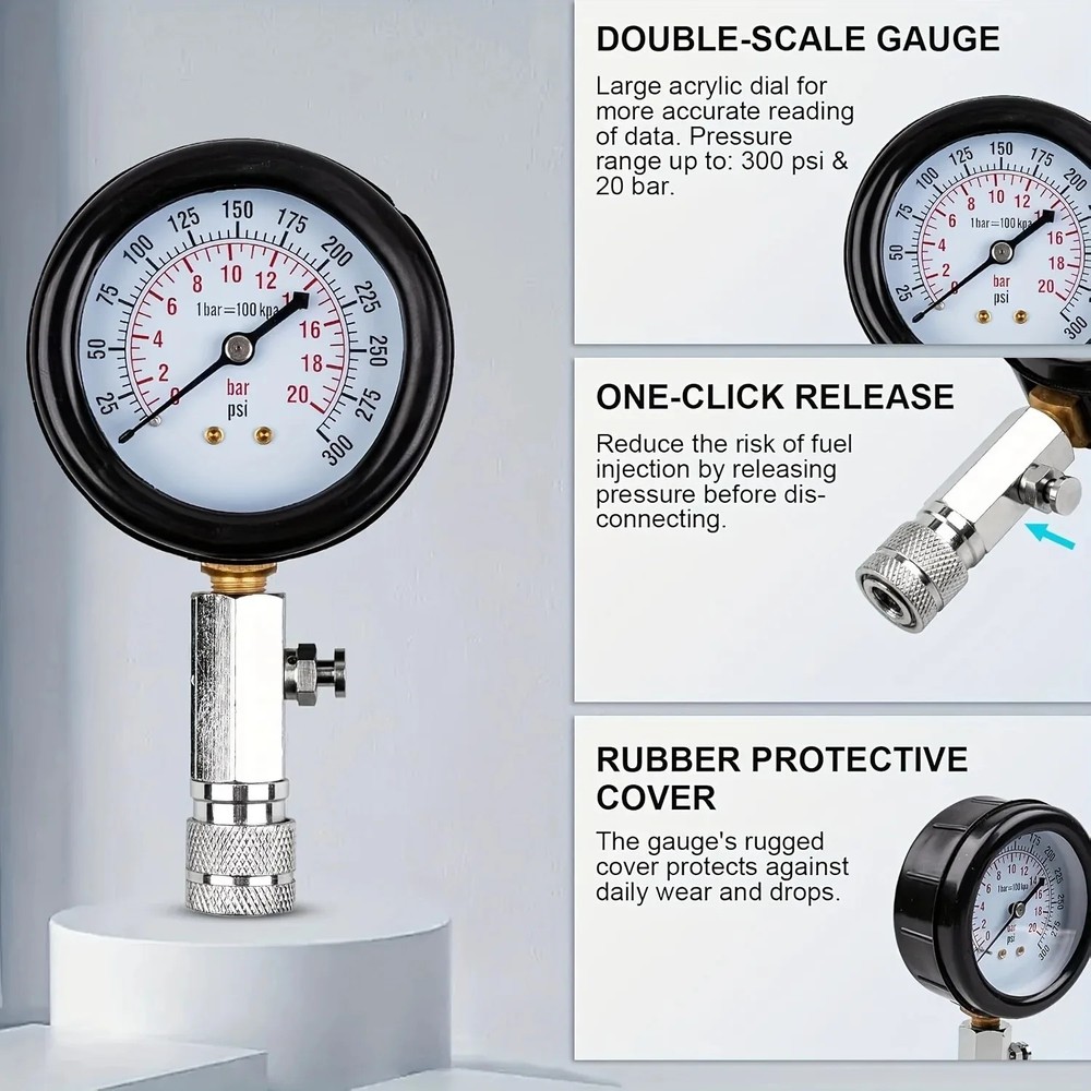 NEW Professional Engine Cylinder Compression Tester Kit