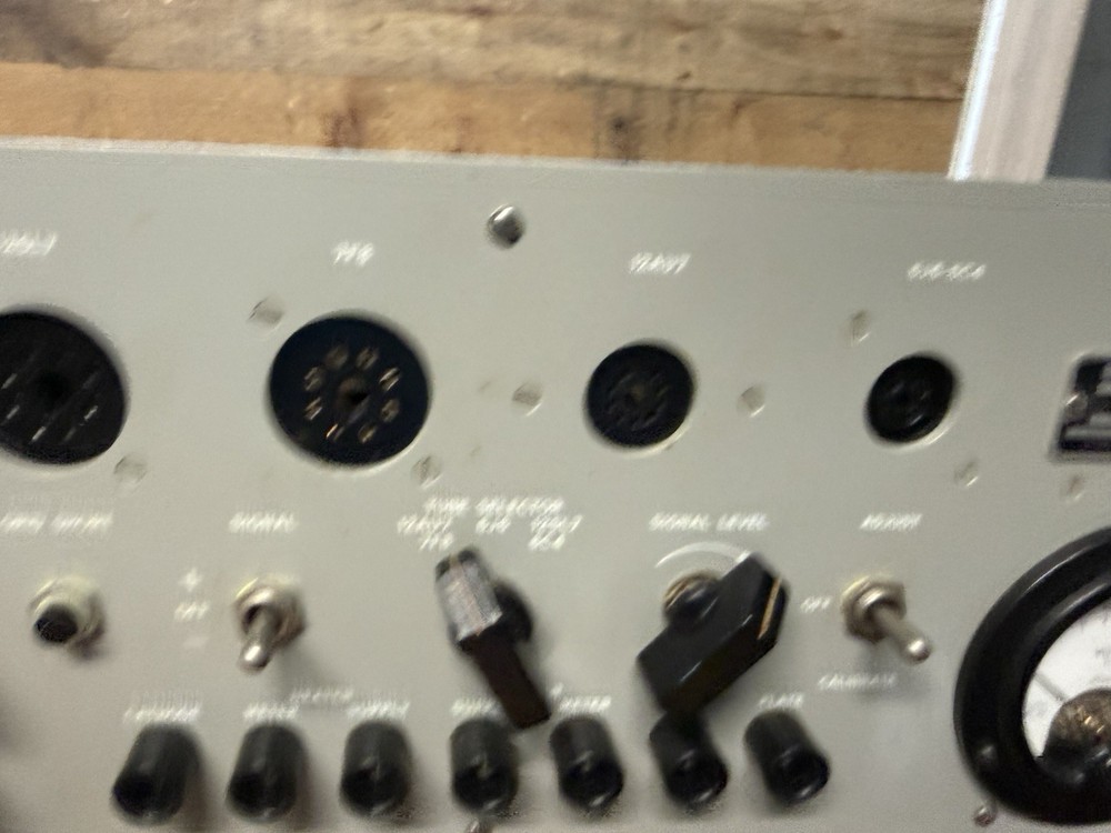 Sperry Adapter Tube Tester 1000045 Vintage Lab Unit Powers On Untested