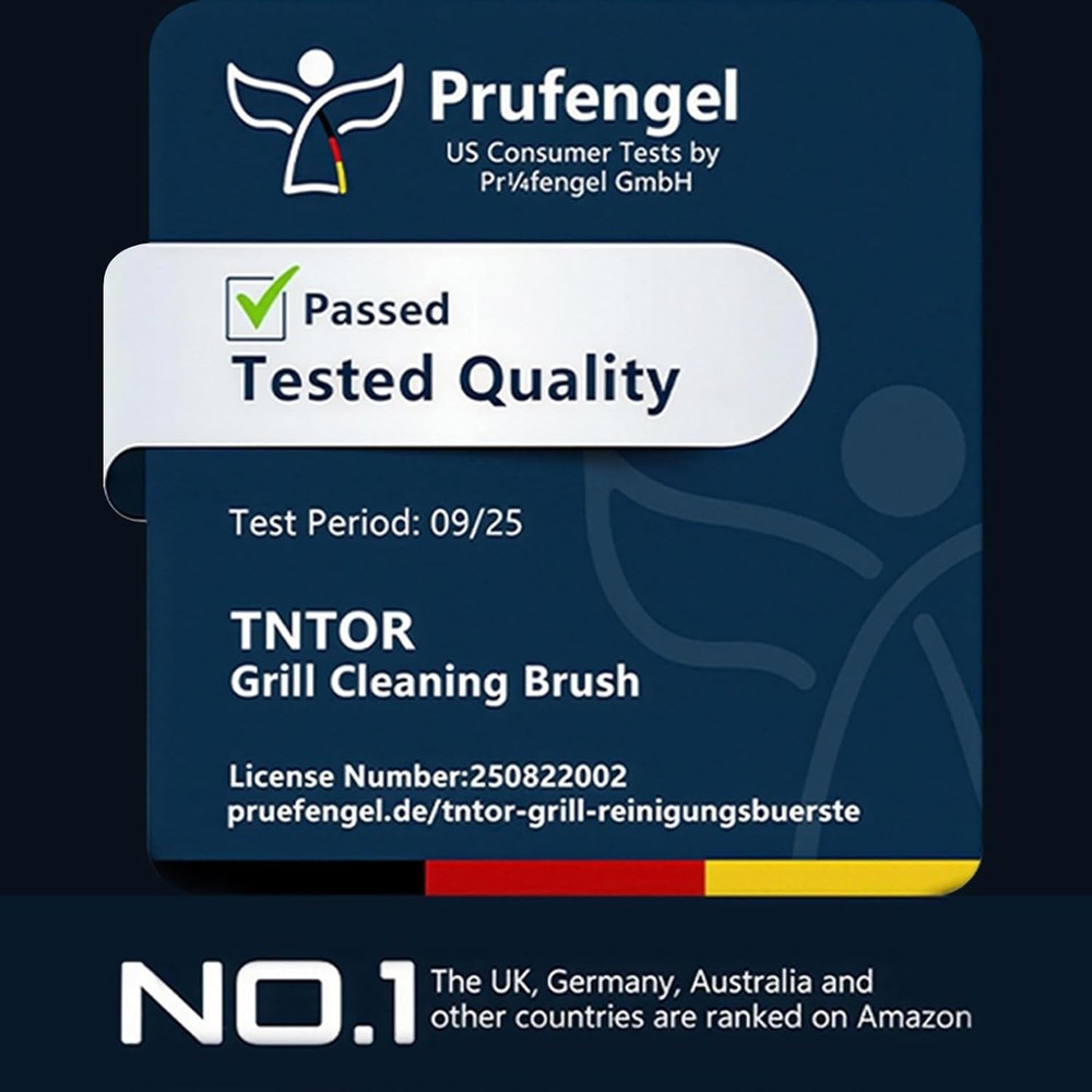 Effortless 360-Degree Grill Cleaning Brush & Scraper - Universal Compatibility