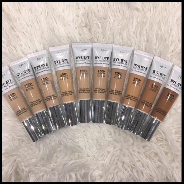 IT Cosmetics Bye Bye Foundation Full Coverage Moisturizer SPF50+ 1oz YOU CHOOSE