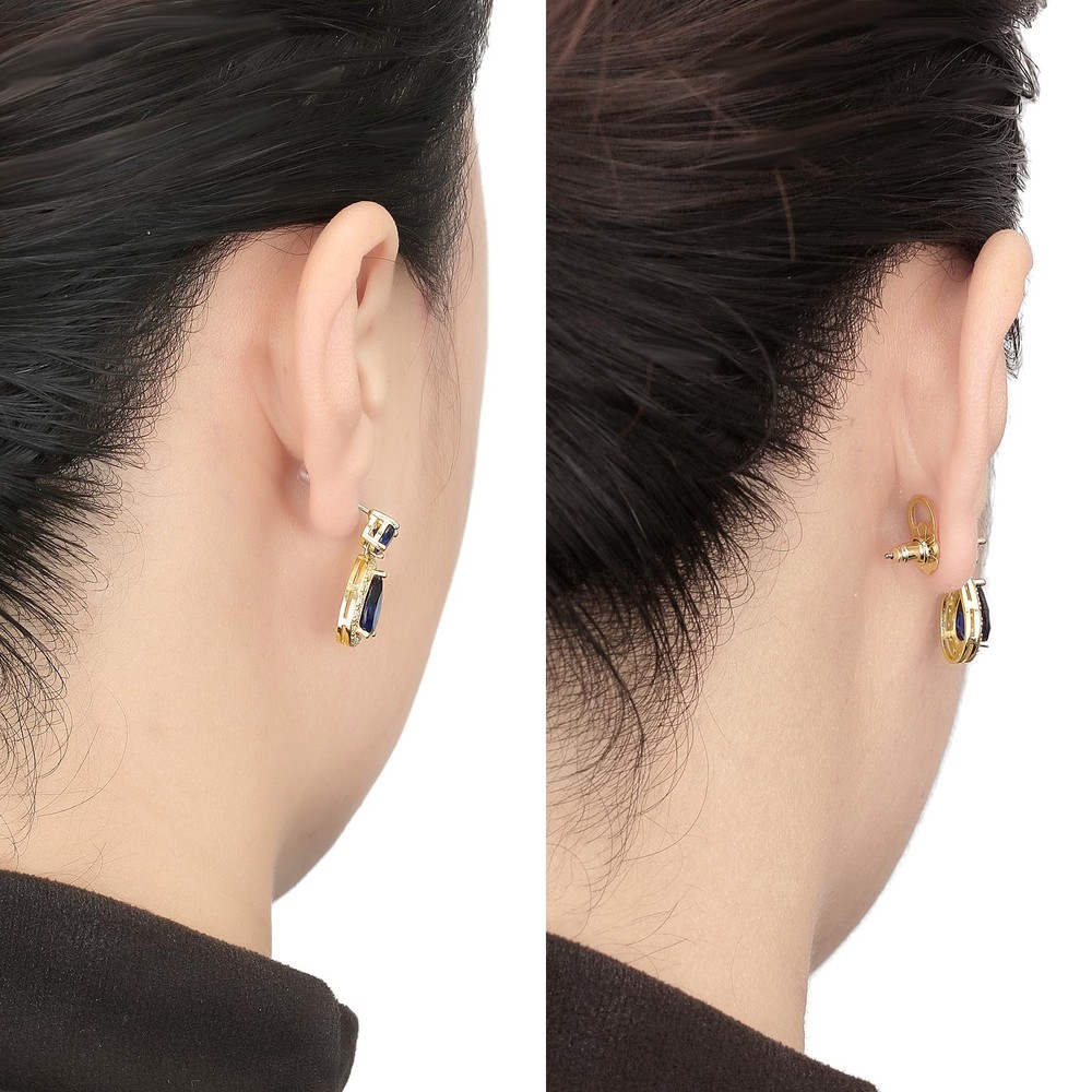 Earring Backs for Droopy Ears, Locking Flower Earring Backs Replacements for ...