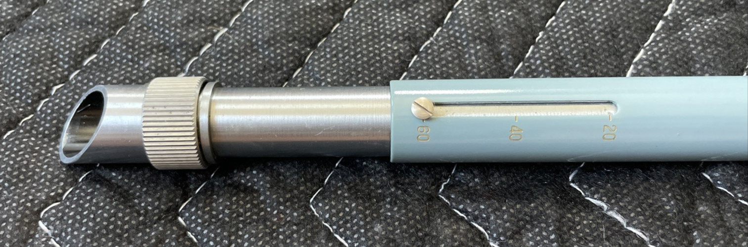 Vintage Selsi #292 20x - 60x Pocket Microscope Scientific Instrument W/Box Japan