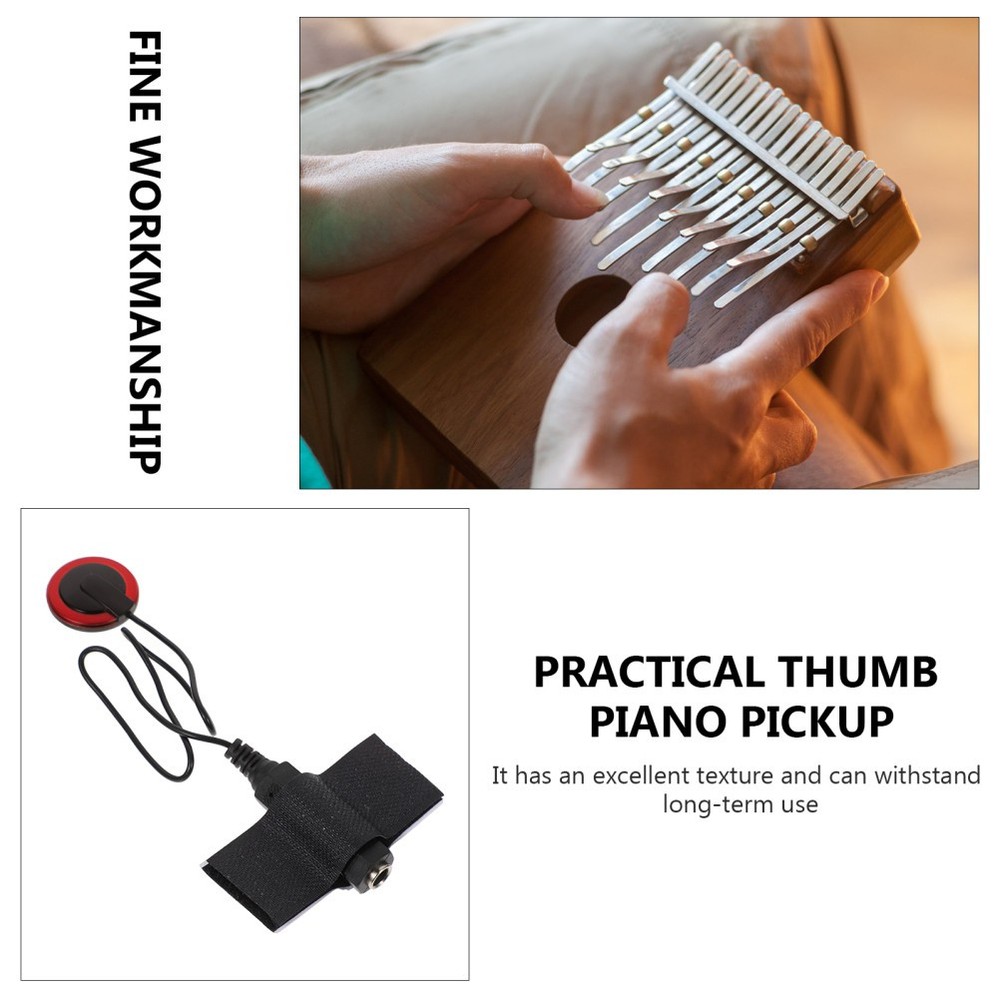 1 Set Universal Instrument Pickup Practical Thumb Piano Pickup Accessory