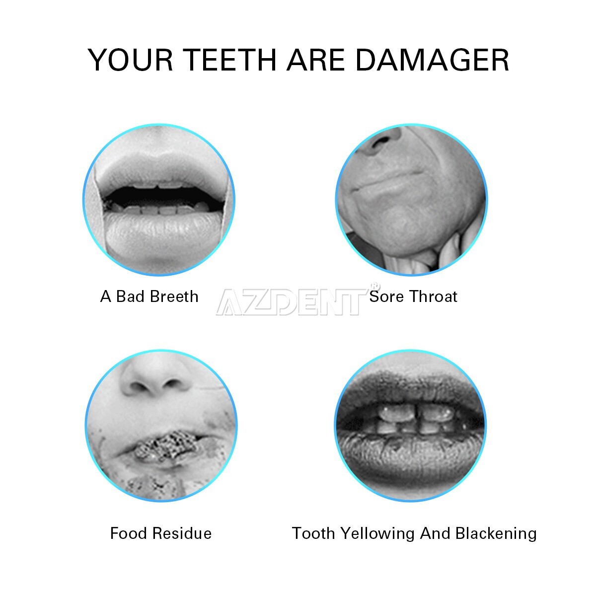 USA Dental Intraoral Camera USB HD Camera 8 LED Lights 3-speed Adjustment AZDENT