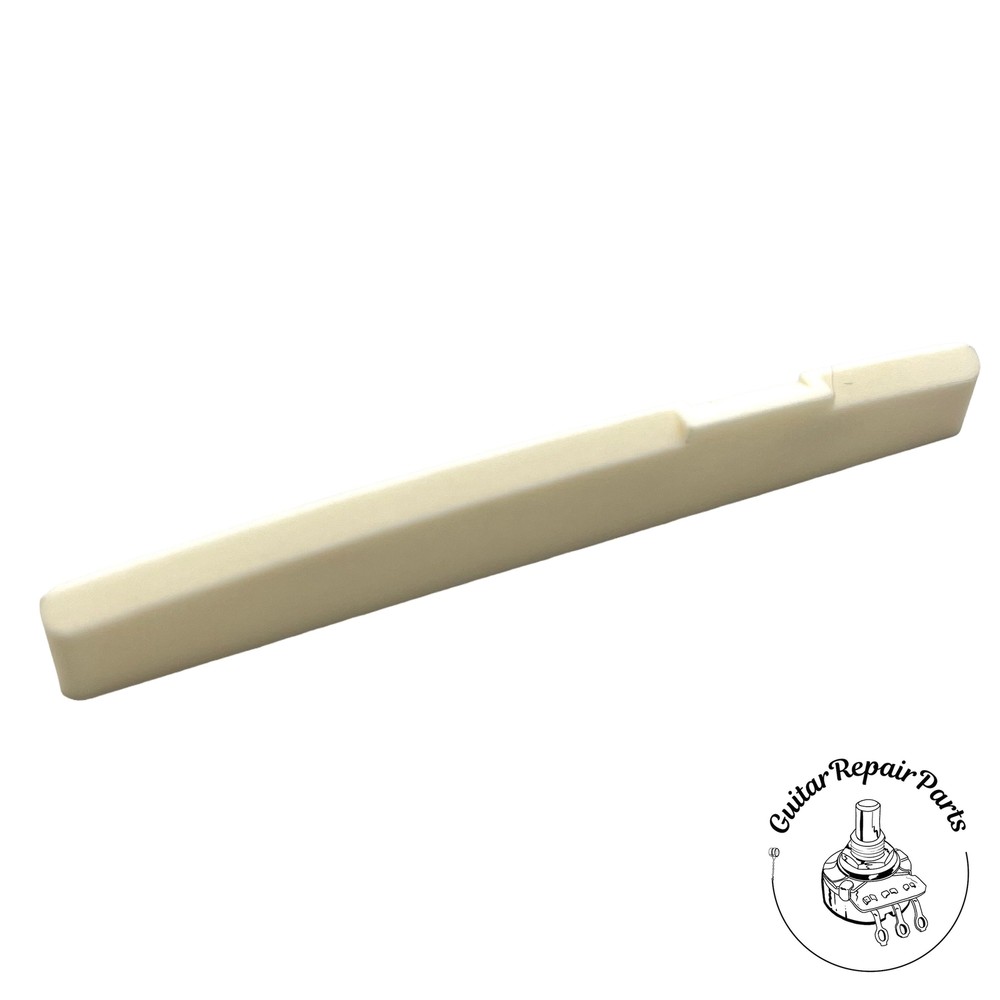 Compensated Bone Saddle For Taylor Guitars - Bleached Bone