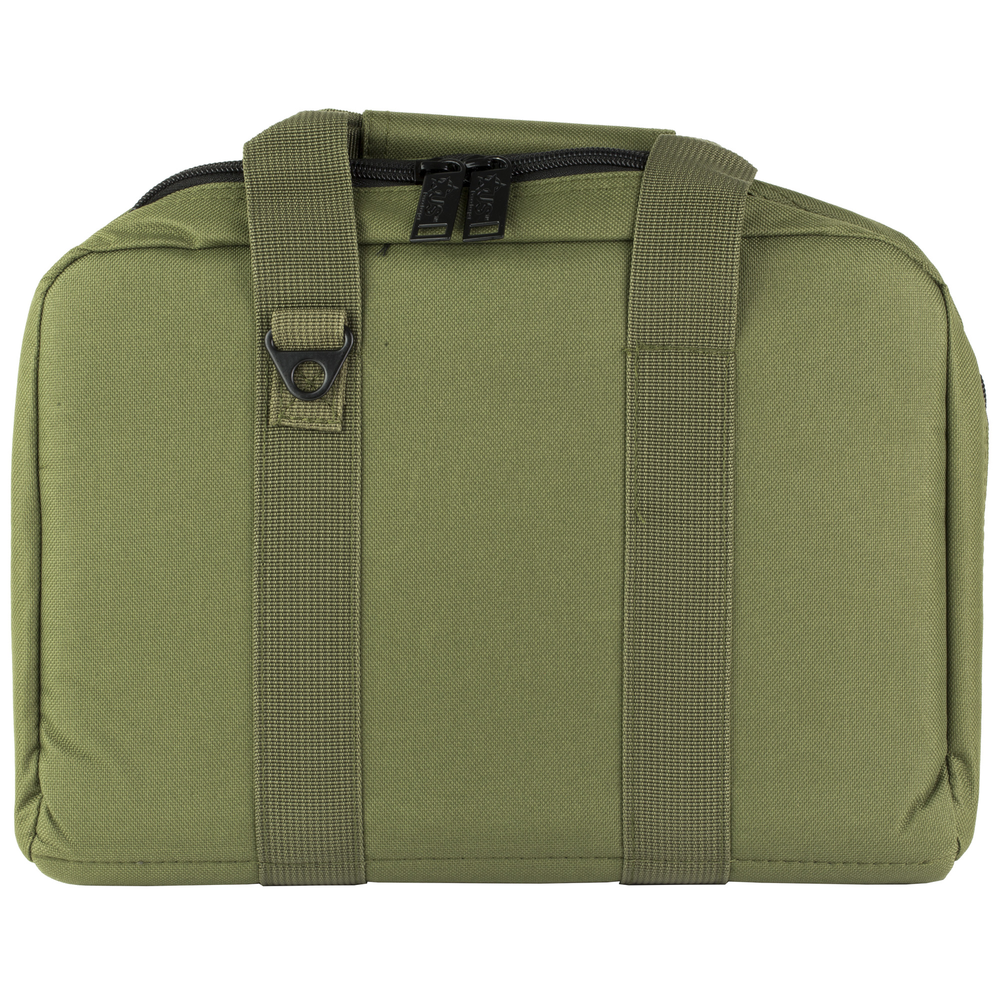 ​US PeaceKeeper Mini Range Pistol Case- 12.75", 600D Polyester, Olive Drab Green