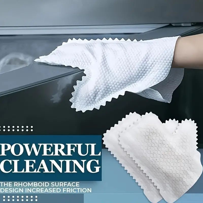 10pcs/pack Disposable Non-woven Cleaning Gloves Electrostatic Dust Removal