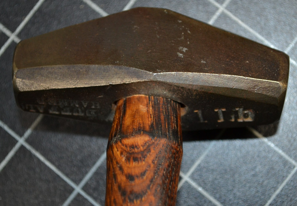 BUFFALO HAMMER Co - 1# - ENGINEERS HAMMER DOUBLE FACED - PRE 1899 BOUGHT BY ATHA