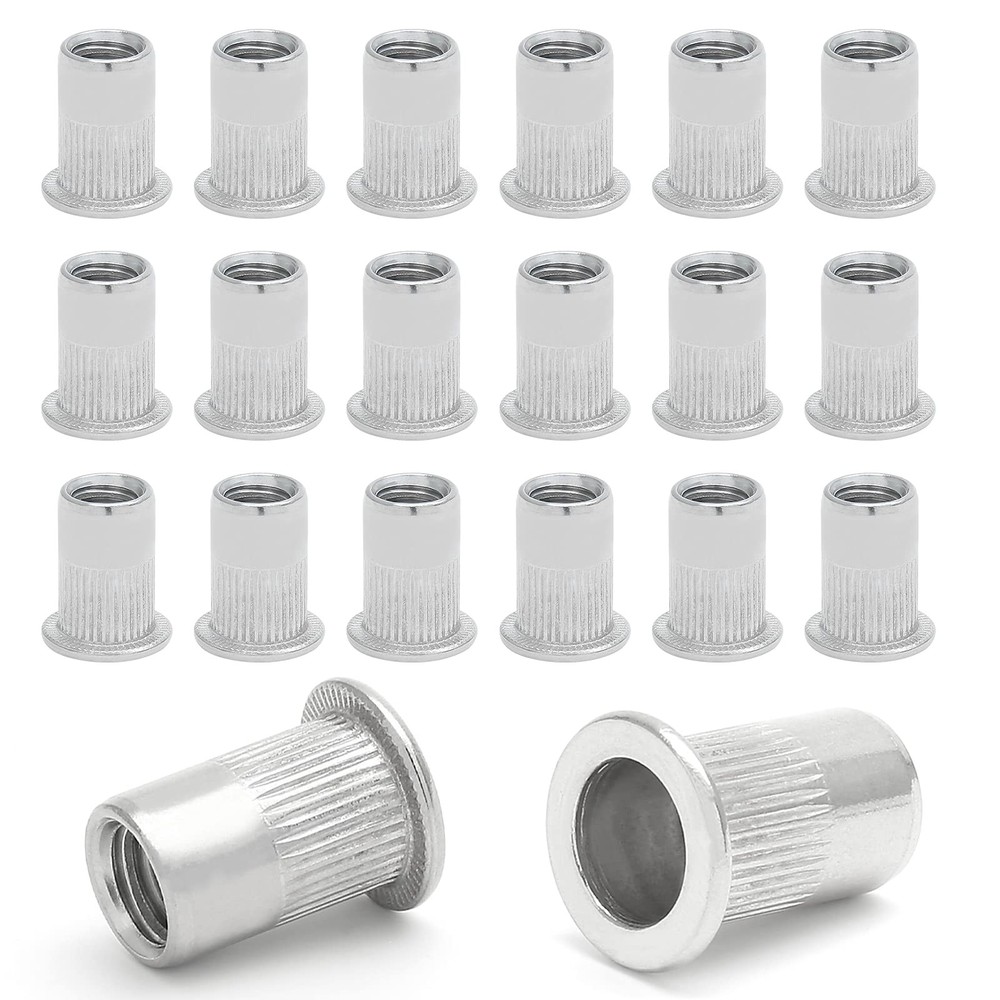20PCS 5/16"-18 Stainless Steel Threaded Insert Rivet Nut, 5/16-18UNC Rivnuts ...