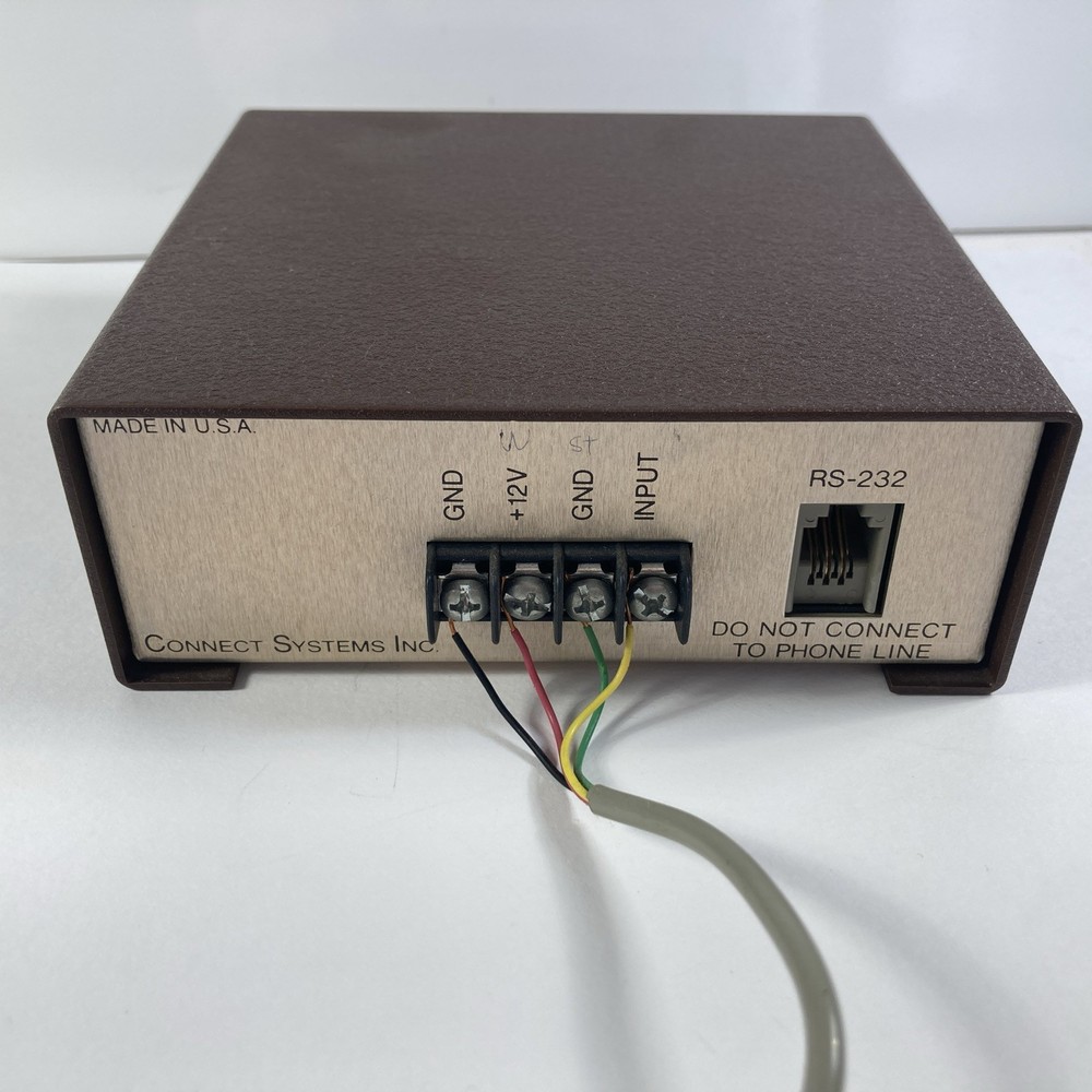 CSI Connect Systems Inc Model LT-2 Type L Trunking Decoder, Untested