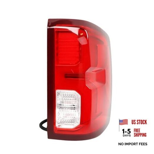 Passenger Right Side Tail Light Assembly Replacement for Silverado 1500 2016