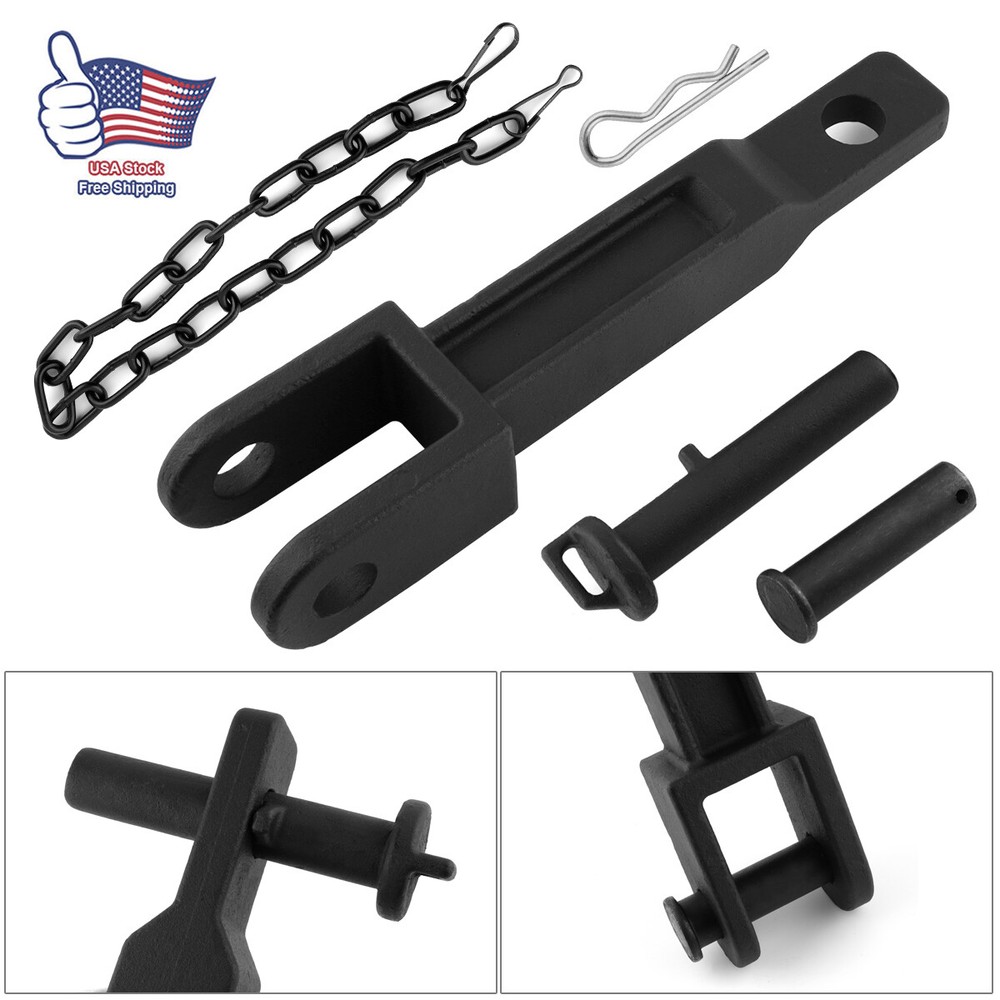 A20-6014 Single Tow Hook For Peterbilt/Kenworth w/ Pull Pin & Frame Pin + R pin~