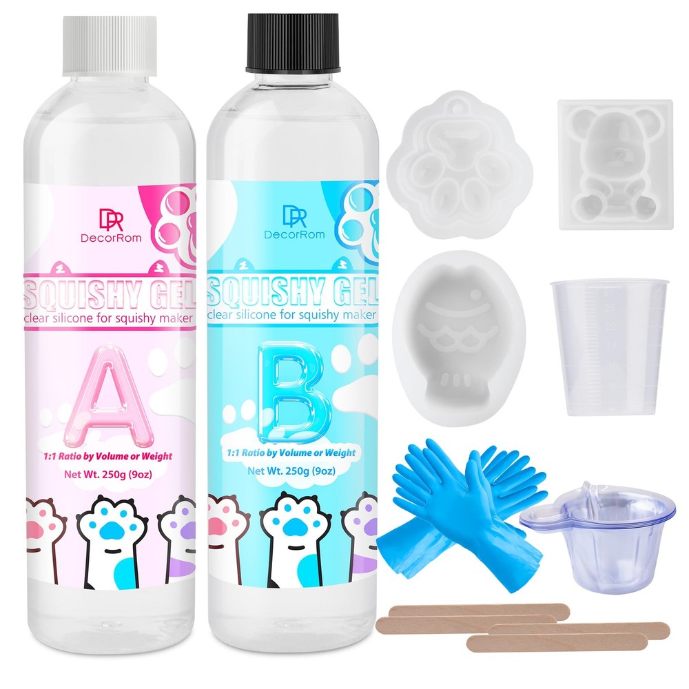 Taba Squishy Kit - 18oz Transparent Liquid small to medium,