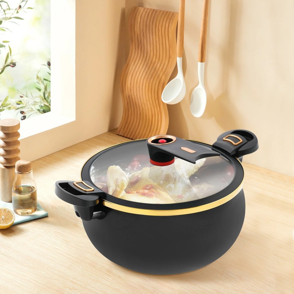 8L Pressure Cooker Non-Stick Micro Multi-Function Micro Pressure Cooking Pot