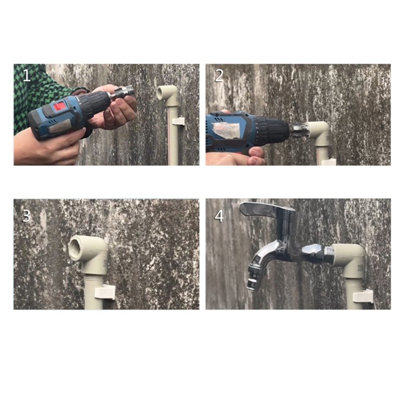 Electric Drill Pvc Pipe Threader PVC Thread Maker Tool PVC Thread Maker Tool
