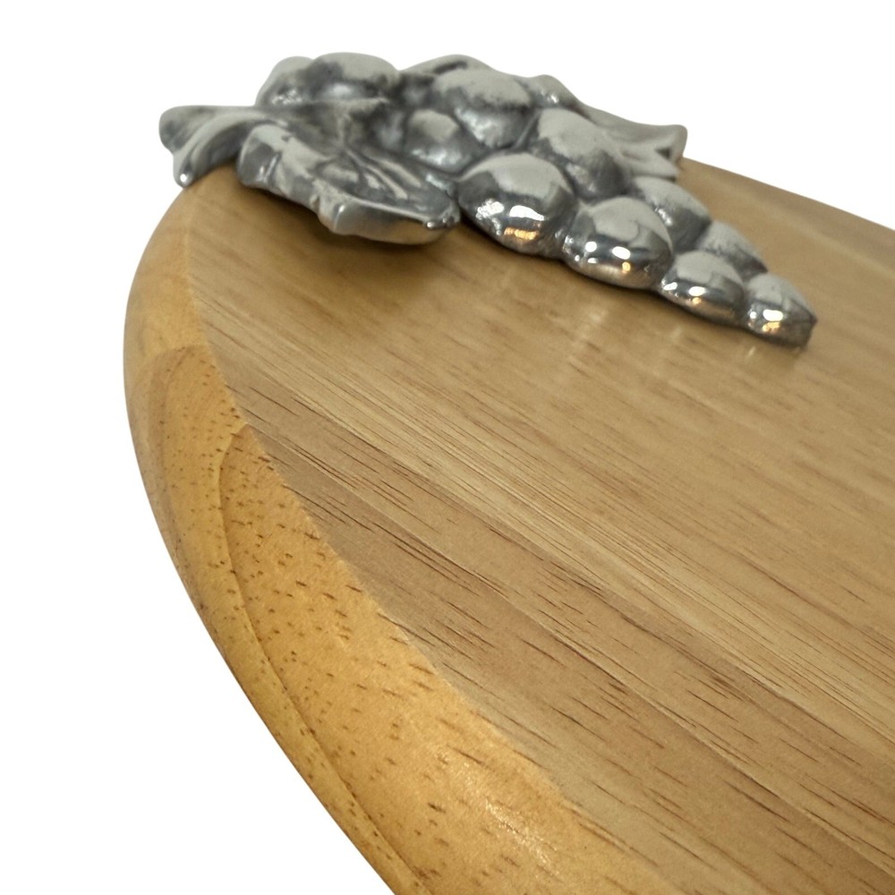 Vintage 12” Cheese Plate Serving Platter Entertaining Dish Neutral Decor