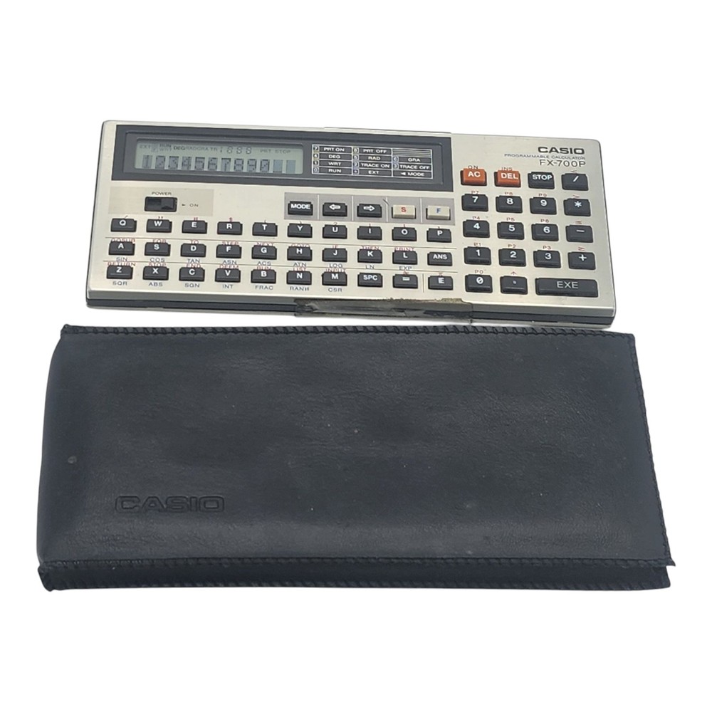 CASIO FX-700P Personal Computer Calculator - TESTED WORKING *READ* Some Issues