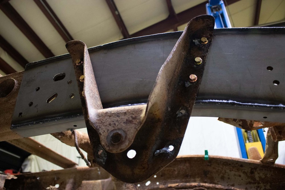 Rust Buster RB7817R Right Leaf Spring Frame Section for Silverado/Sierra HD