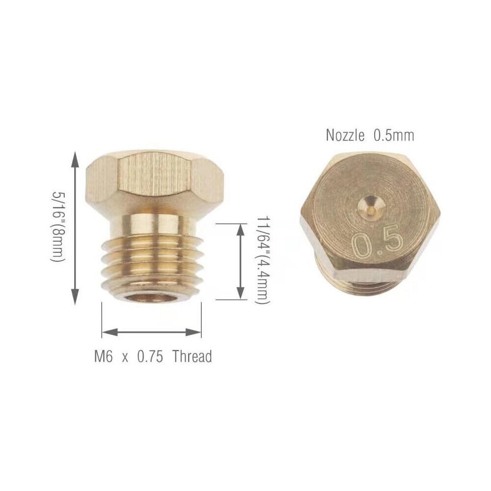 5PCS Burner Gas Hob LPG Conversion Kit Jets Replacement Nozzles Propane...