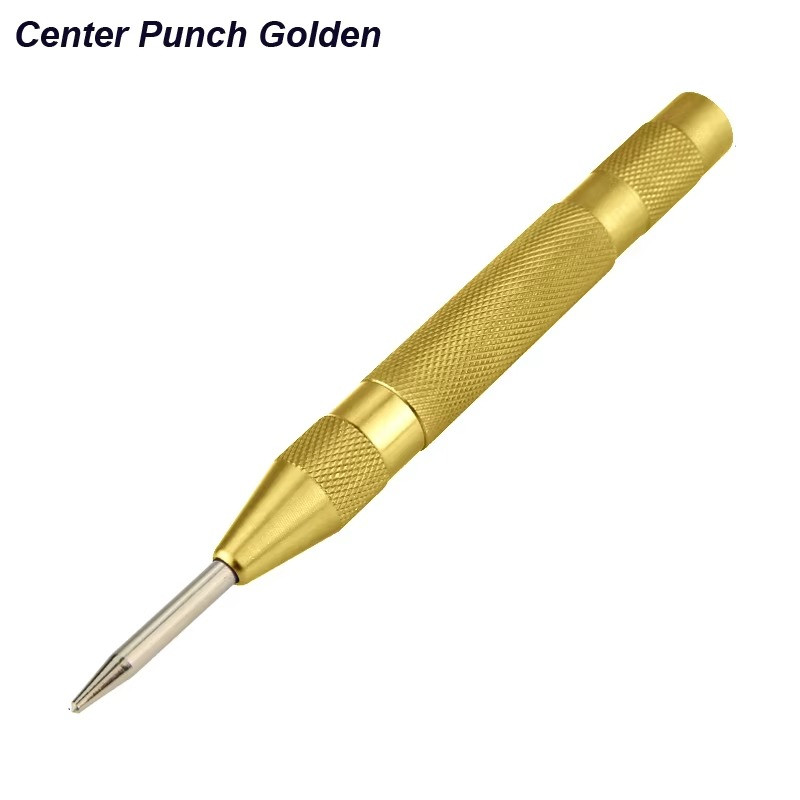 Automatic CENTER PUNCH Tool Adjustable Spring Loaded Super Strong Metal Drill