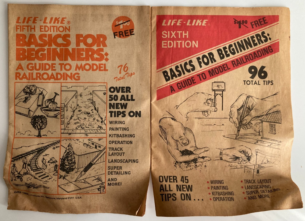 Life Like Basics For Beginners A Guide To Model Railroading 5th & 6th Editions