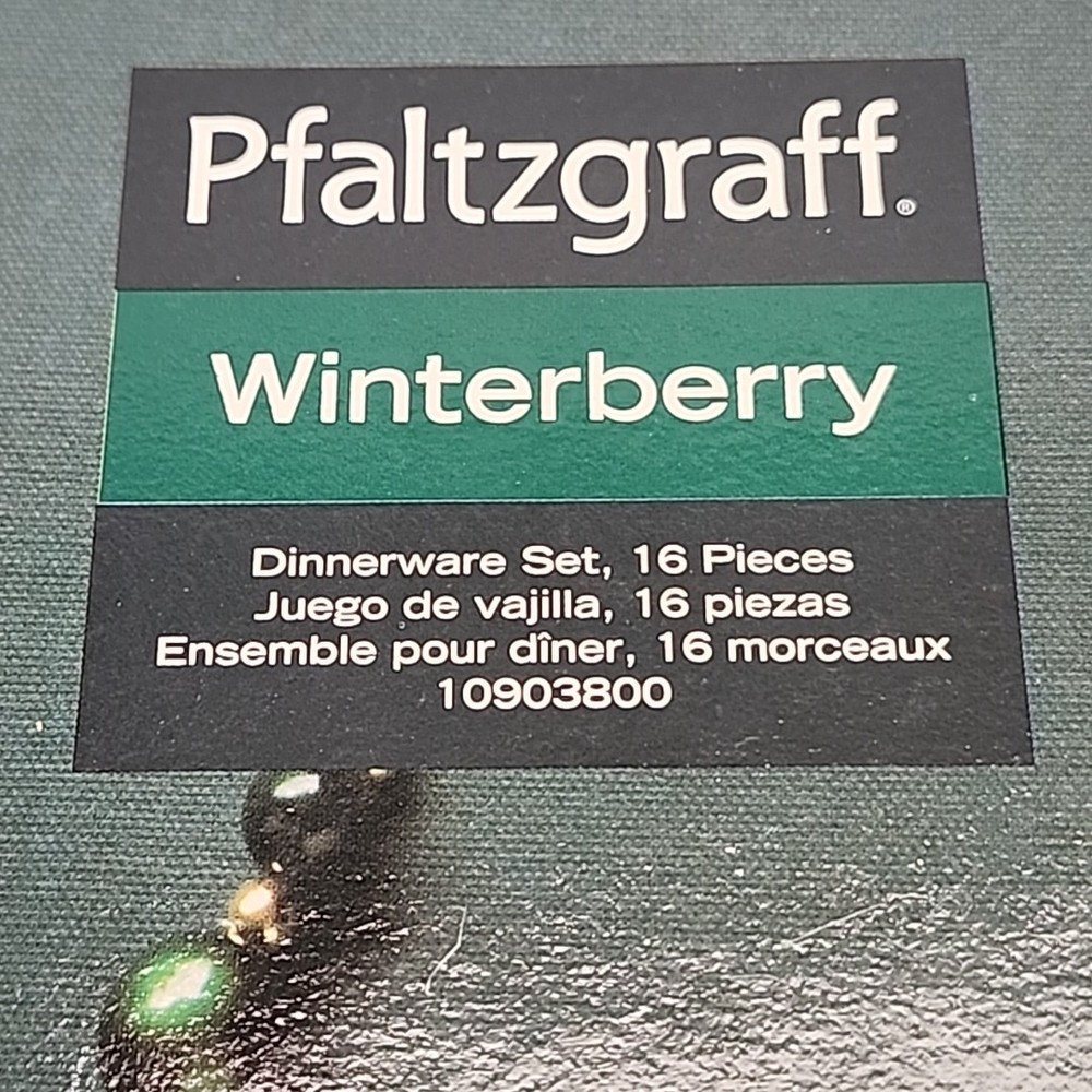 2 Pfaltzgraff Winterberry Dinnerware Sets 32 Piece (8 place settings)