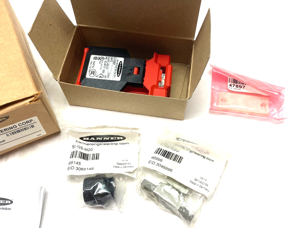Banner SI-QS90MRHF Compact Flat-Pack Safety Switch Horizontal Radius 46710