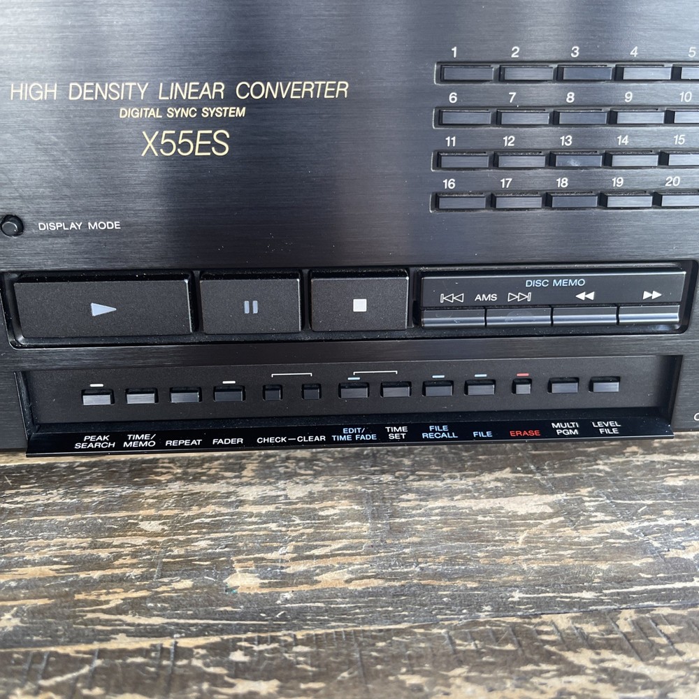 Sony CDP-X55ES Stereo Compact Disc Player CD Player Linear Converter “ READ”