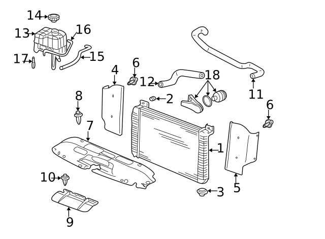 Genuine GM Upper Panel 15809934