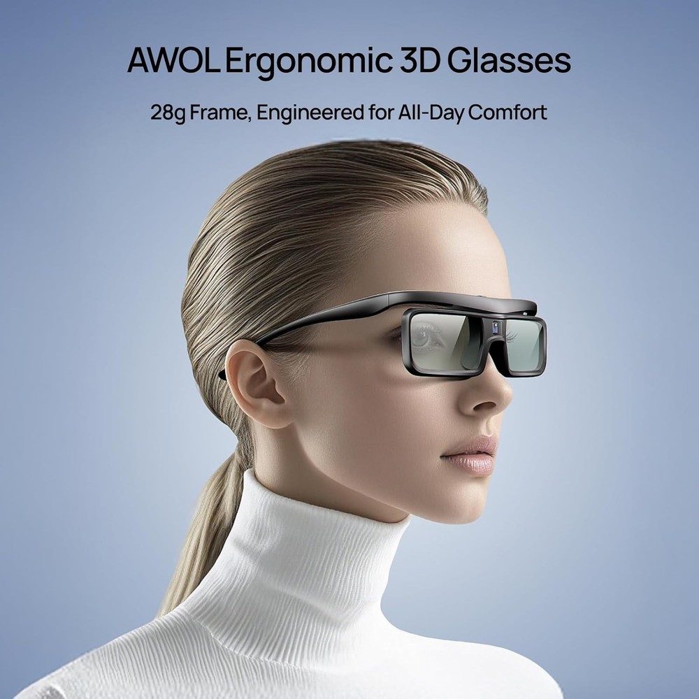 Active Shutter Eyewear for DLP-Link 3D Projectors